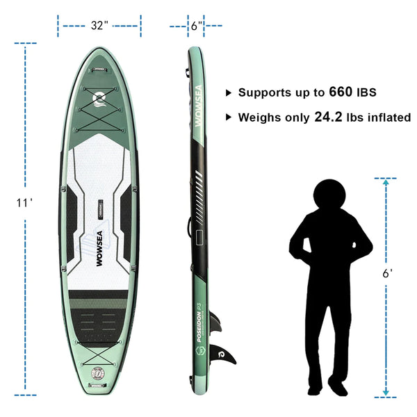 インフレータブルサップボードWOWSEA Poseidon P3 – Catamaran Japan インフレータブルサップボードWOWSEA Poseidon P3 – Catamaran Japan