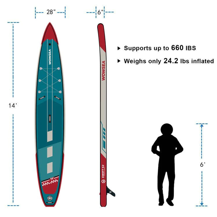 インフレータブルサップボードWOWSEA SWIFT S2 – Catamaran Japan インフレータブルサップボードWOWSEA SWIFT S2 – Catamaran Japan